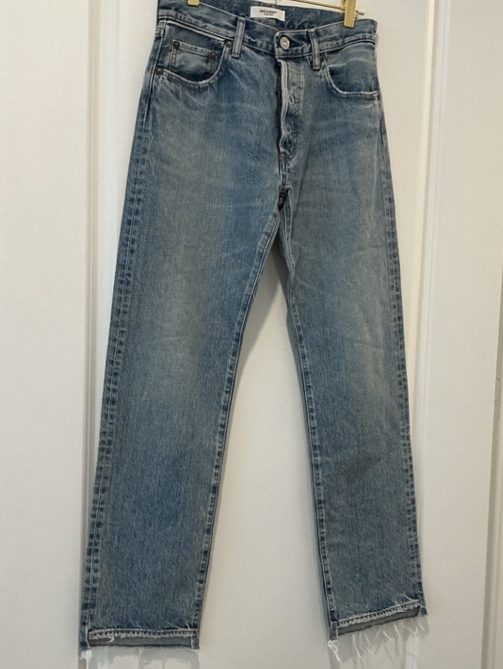 Moussy Vintage Denim Jeans Size 26 Straight Leg Button Fly Howa Japanese Premium